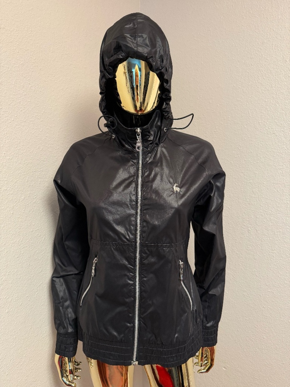 Le Coq Sportif blk windbreaker, size M